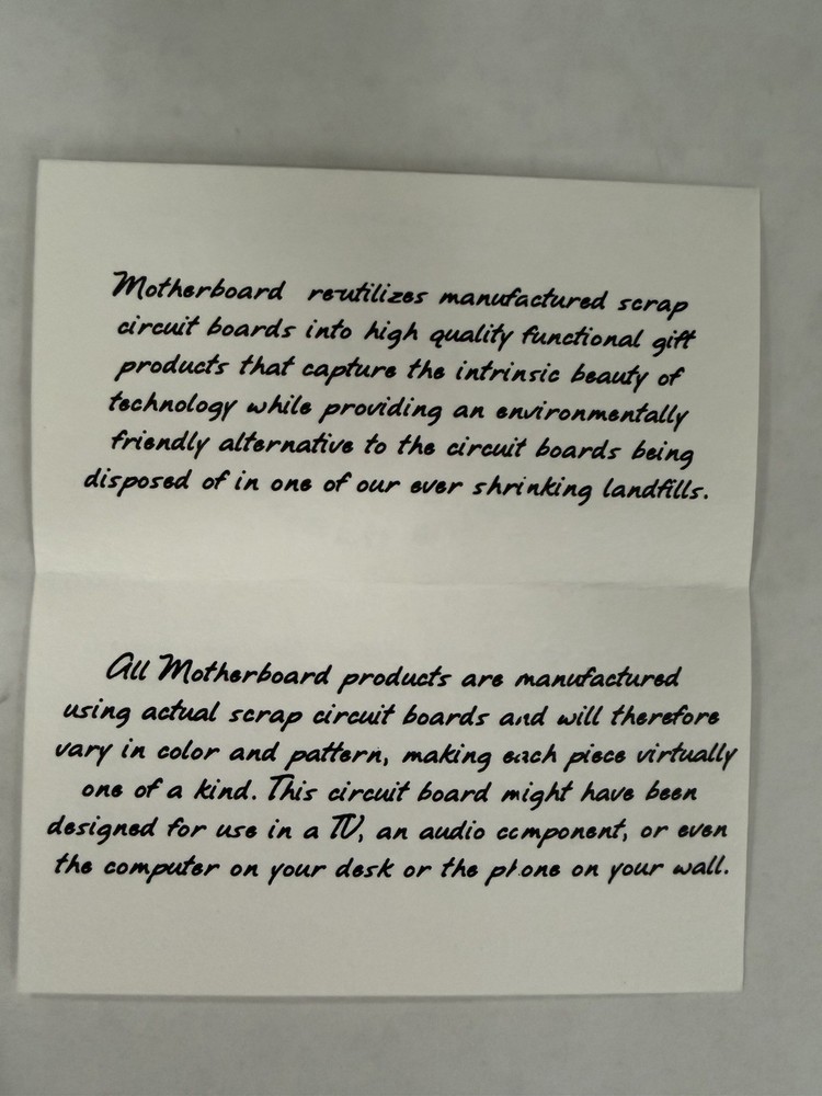 Motherboard Spiral Note Pad