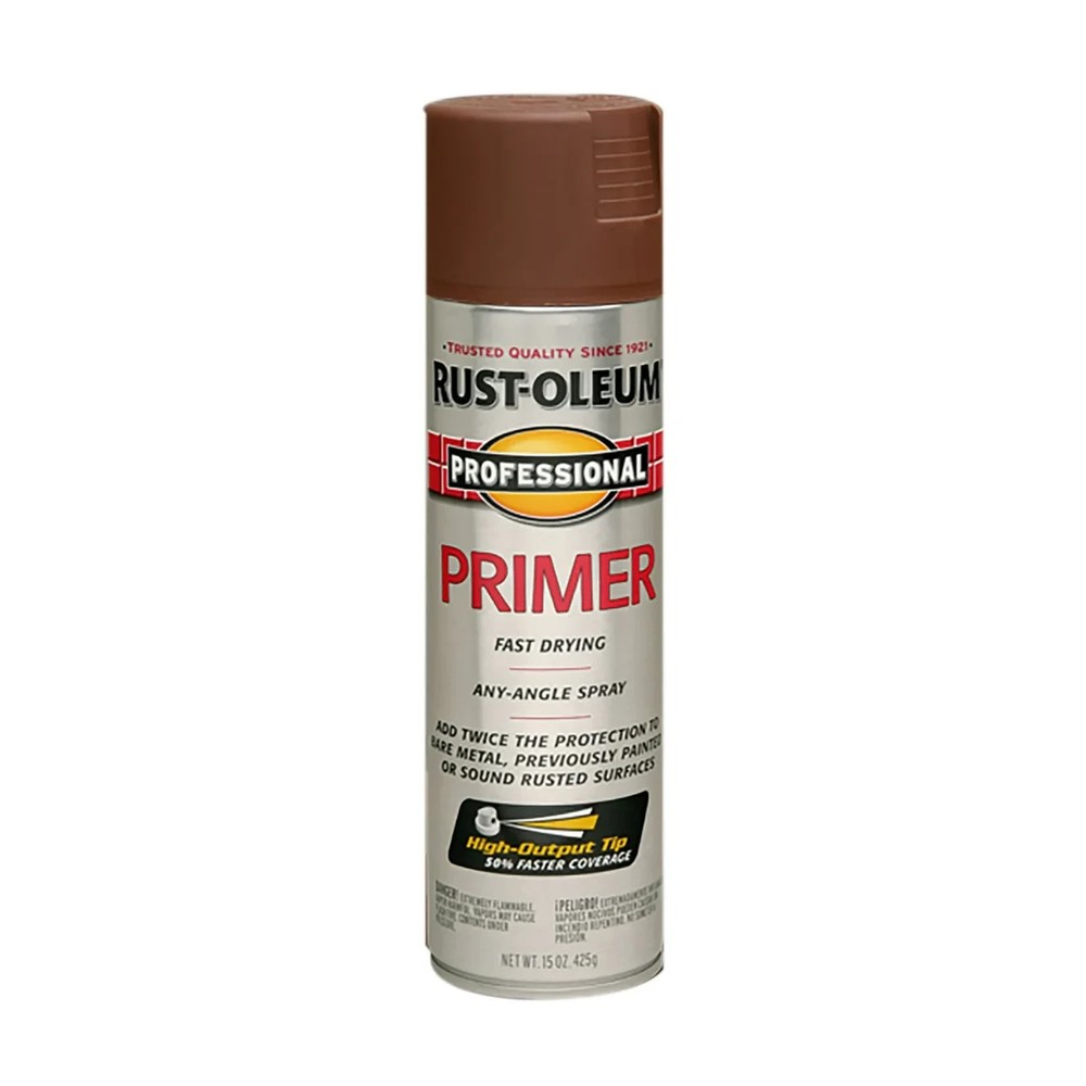 2 Pack Rust-Oleum Fast Drying Any Angle Primer Spray Red 15 oz
