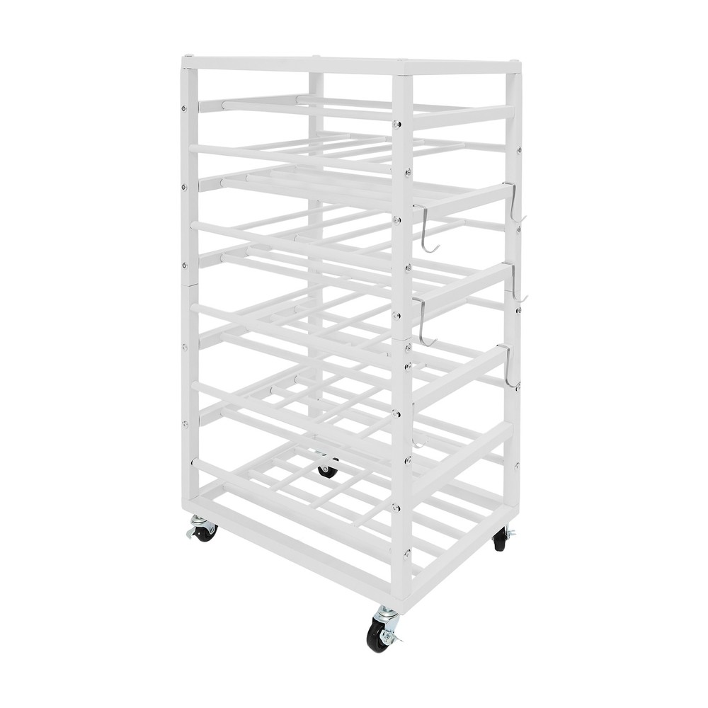 Paint Organizer Storage Rack Paints Storage Cart Rolling Paint Bottle Organizer