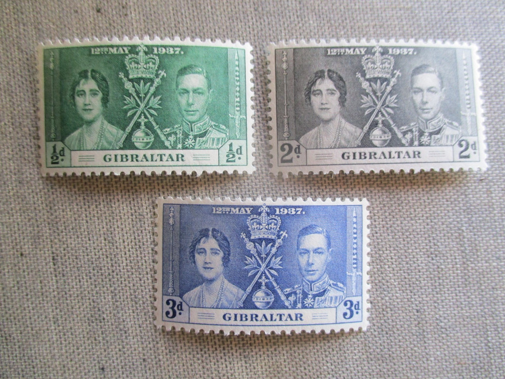 Gibralter, Scott# 104-106,MH