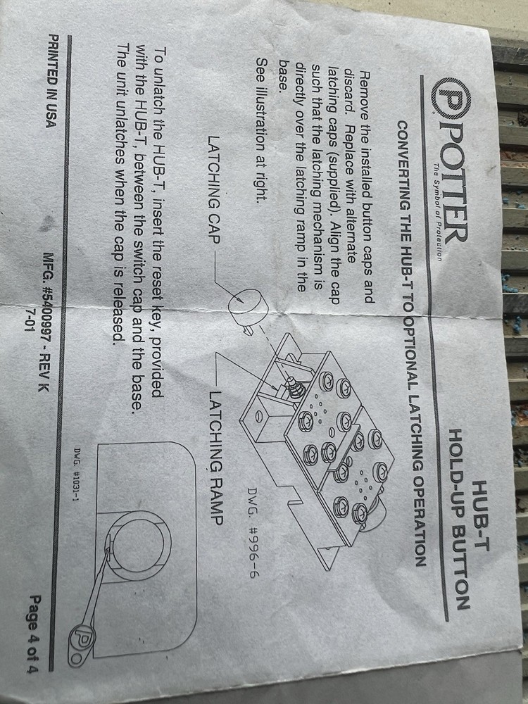 Security Systems Panic Button