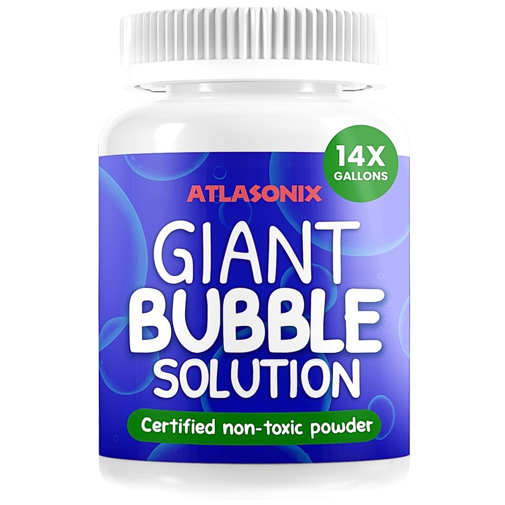 Giant Bubble Solution | Giant Bubble Wand | 100% Kids Safe Refill Solution Po...