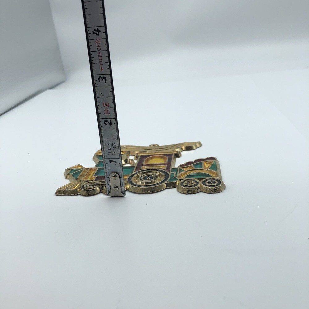 Vintage Train engine suncatcher ornament