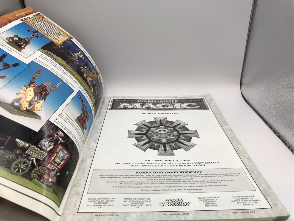 Warhammer Magic Fantasy Reference Book Magazine