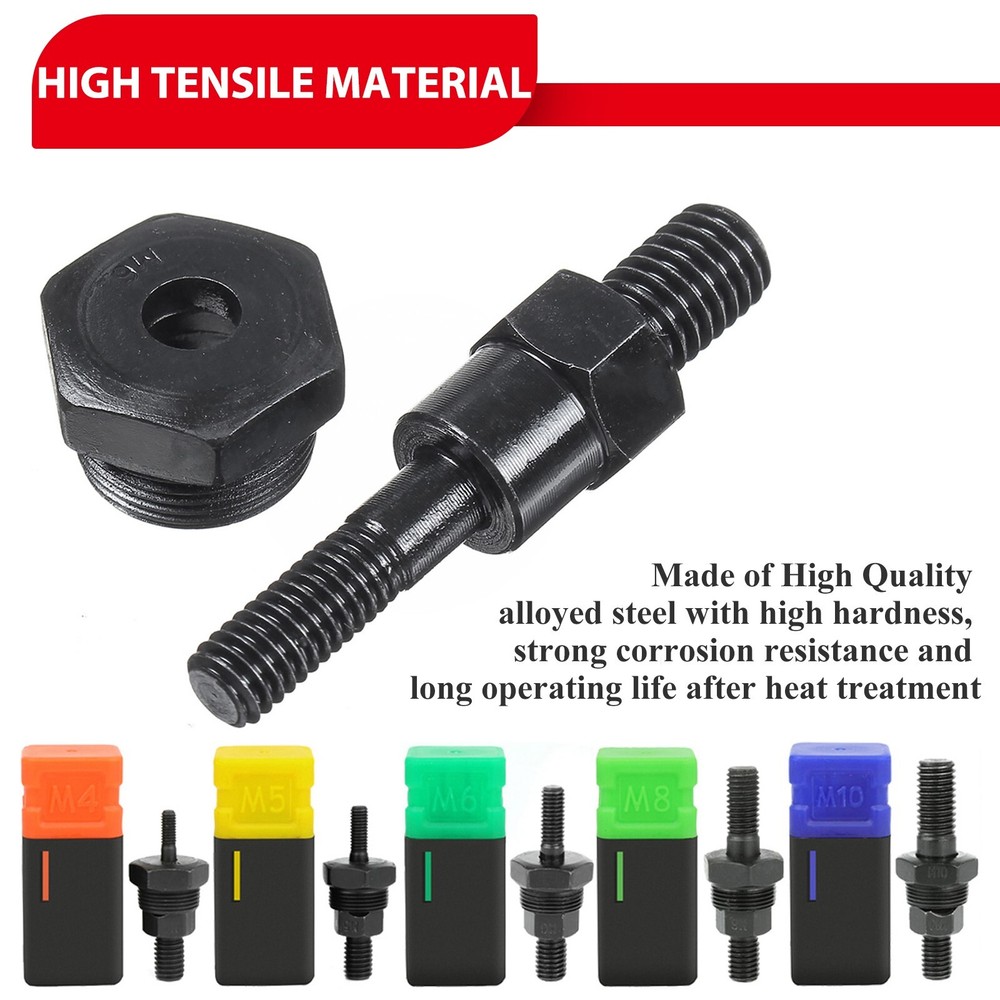 Rivet Gun Kit Rivnut Thread Setting Tools Nut Setter Tool NutSert Metal Working