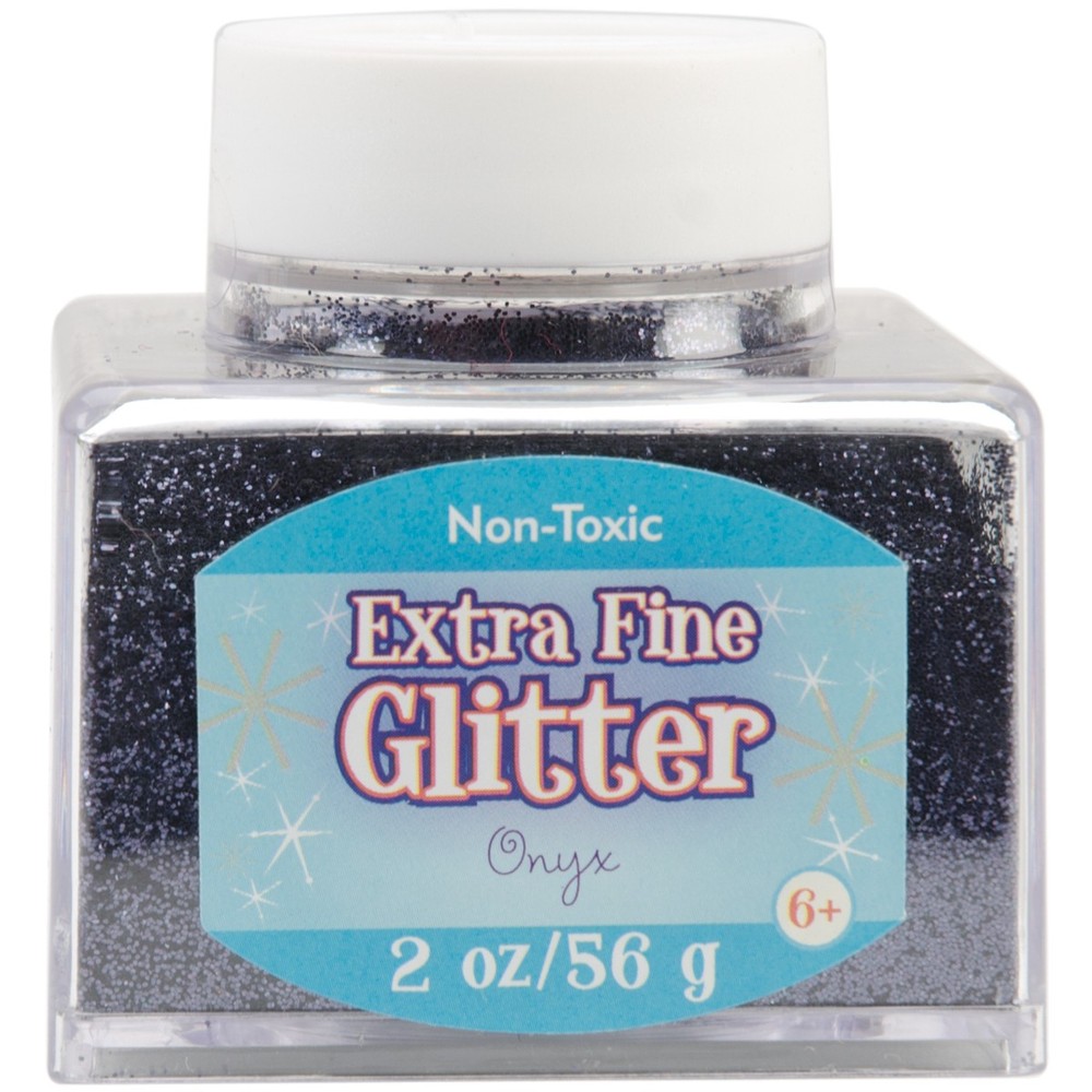 Sulyn Extra Fine Glitter 2oz-Onyx - 4 Pack