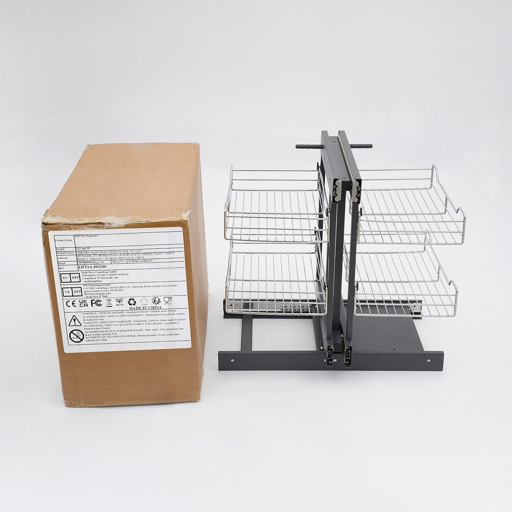 Pull-out Cupboard Organizer Pantry Shelves Kitchen Storage Shelf Holding Rack