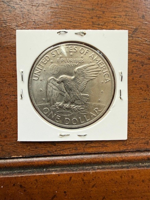 1972-P Ike $ Type 2 'March Dies'
