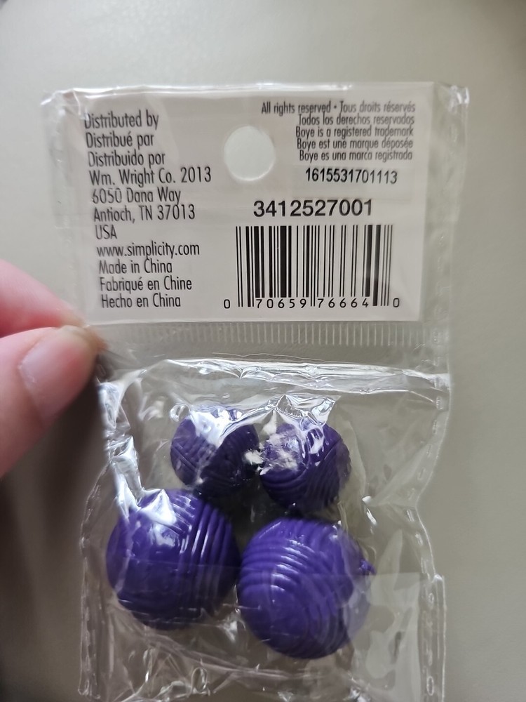 Boye Point Protectors For Knitting Needles 4/Pkg- Vintage Nos