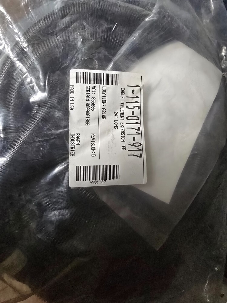 raven 115-0171-917 implement extension 24ft tee