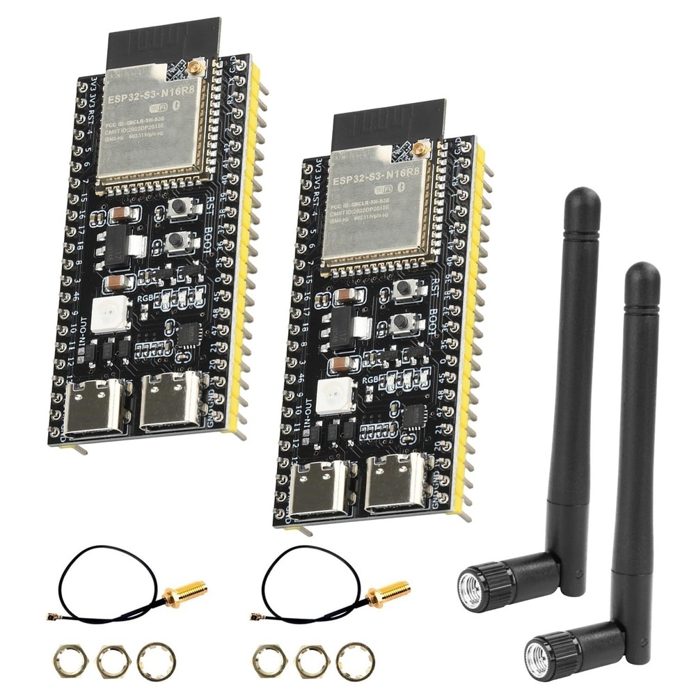 ESP32 S3 N16R8 DevKitC-1 Module, for ESP32 S3 Development Boards with WiFi, B...
