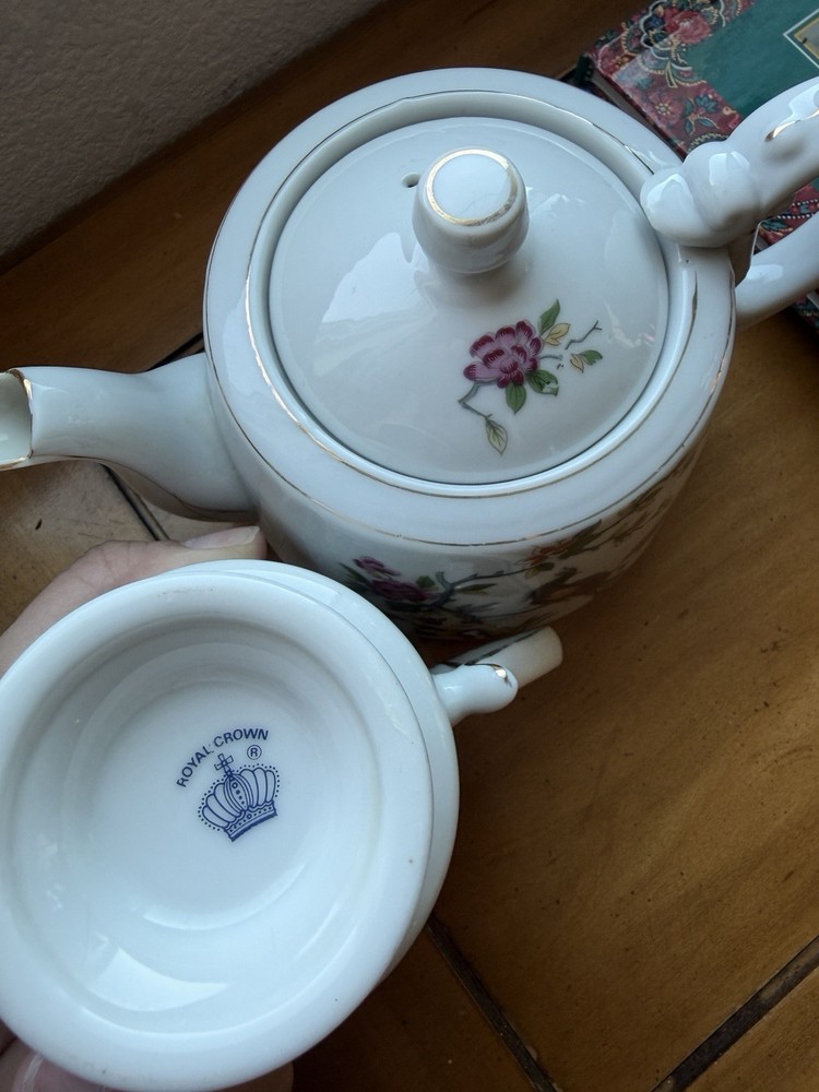 Royal Crown Japan Teapot And Cup