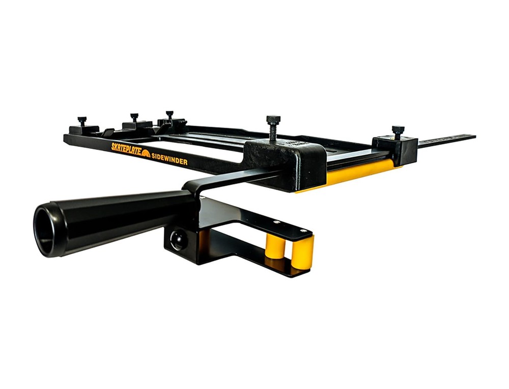 SkatePlate Rolling Accessory and Cutting Guide for Right Blade Circular Saws