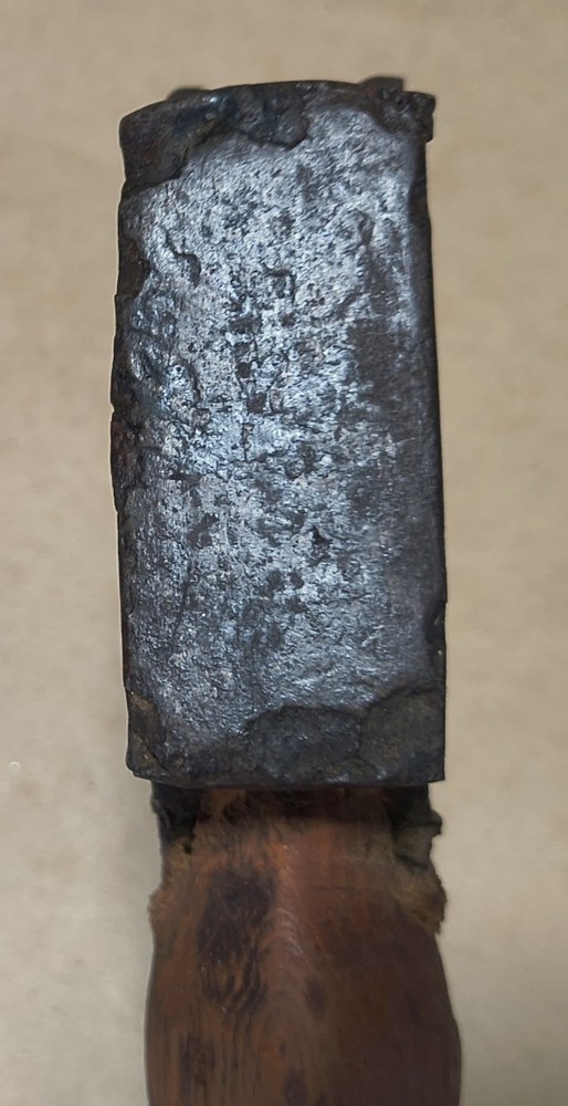 Antique hewing hatchet, 6-inch cutting edge