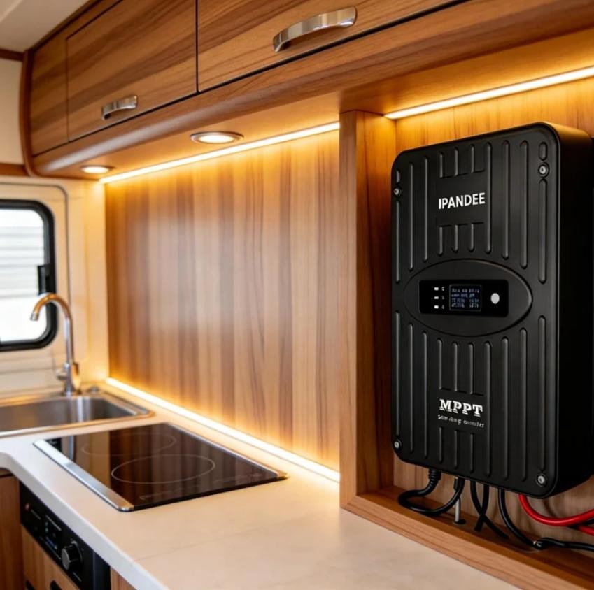 40A 12V/24V MPPT Solar Charge Controller LCD Regulator for Battery+BT2 Bluetooth