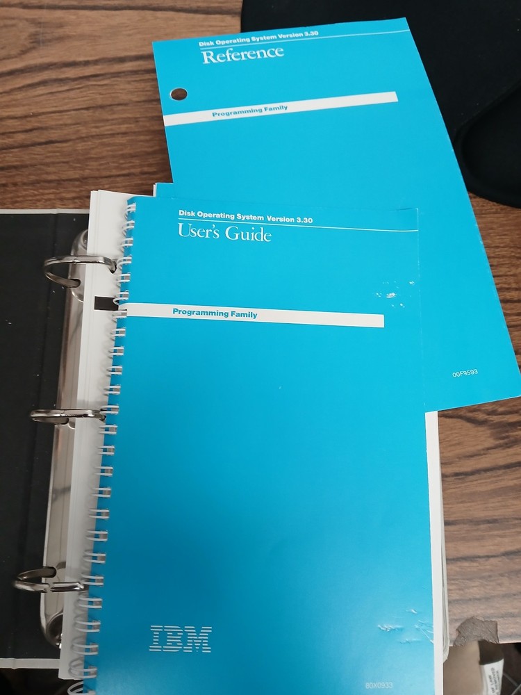 IBM DOS 3.30 Disk Operating System 1987 1st Edition 5.25/3.5" Software Disks CIB