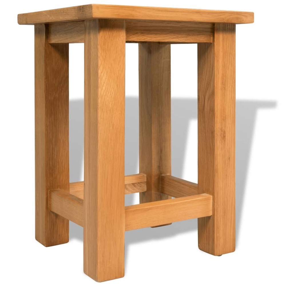 End Table Wooden Console Table Side Table Nightstand Solid Oak Wood vidaXL
