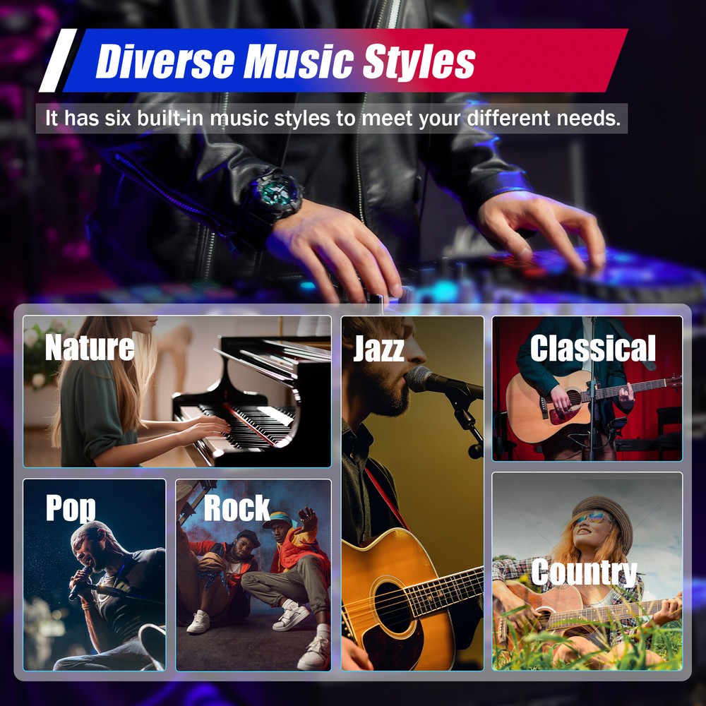 8 ChannelB Bluetooth Live Studio Audio Mixer Power Mixing Console Board w/USB