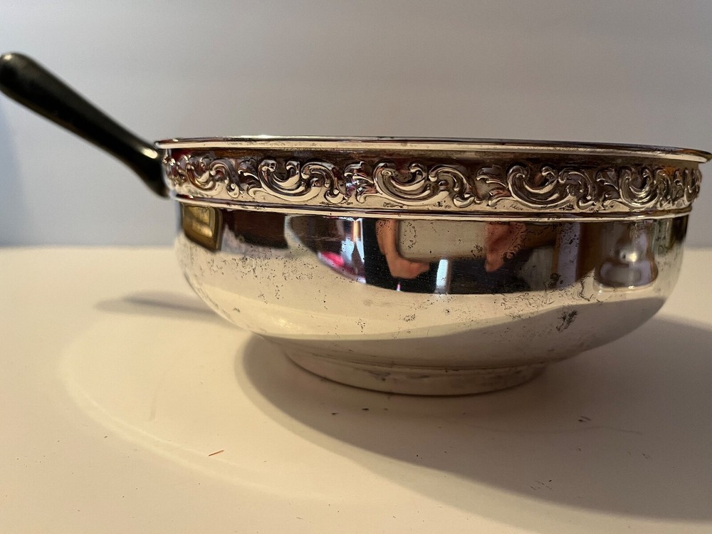 VINTAGE PILGRIM SILVERPLATE CHAFING DISH/PAN NO LID