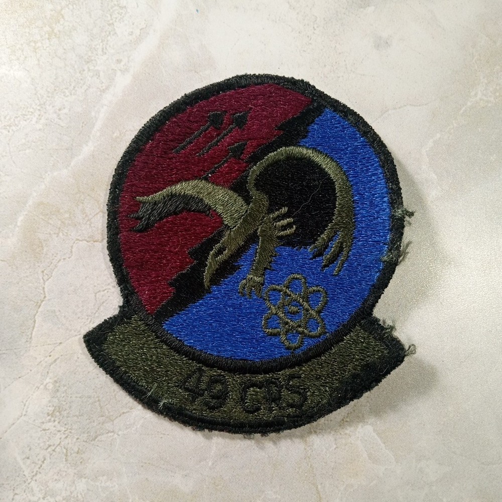 USAF Air Force Patch: 49th Component Repair Squadron - Subdued Iron-On