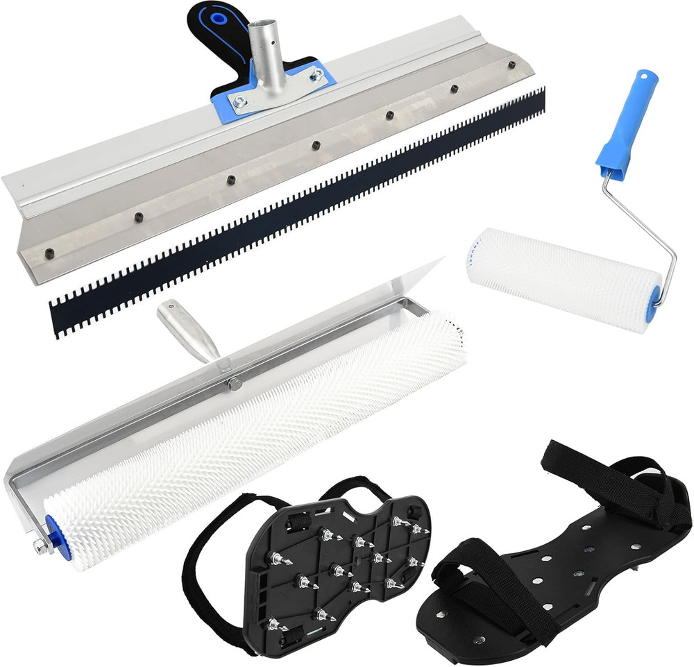 Self-Levelling Cement Tool Kit,Spike Roller for Self Leveling Cement,Epoxy Floor