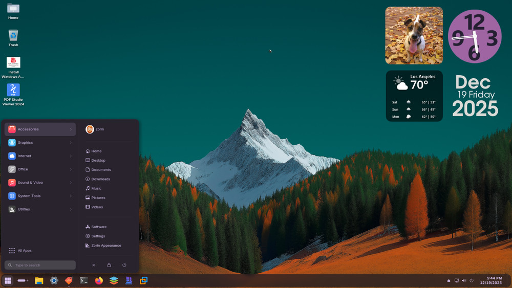 Zorin OS 18 Full Desktop with macOS and Windows software Integration #15