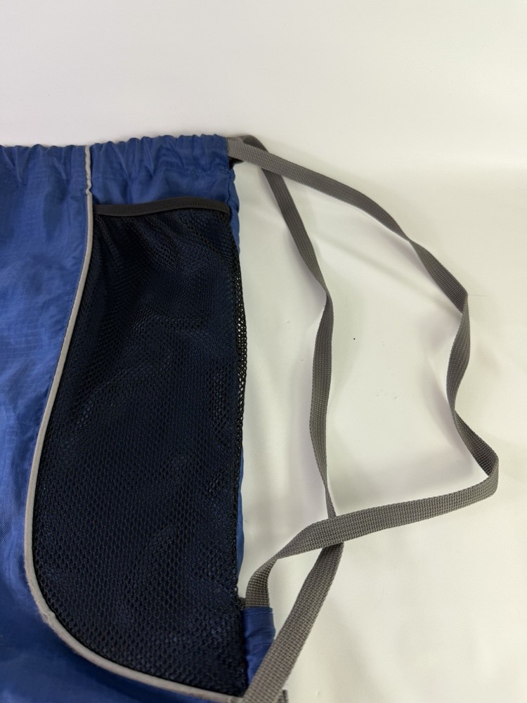 Eddie Bauer Drawstring Daypack/Backpack Navy Blue