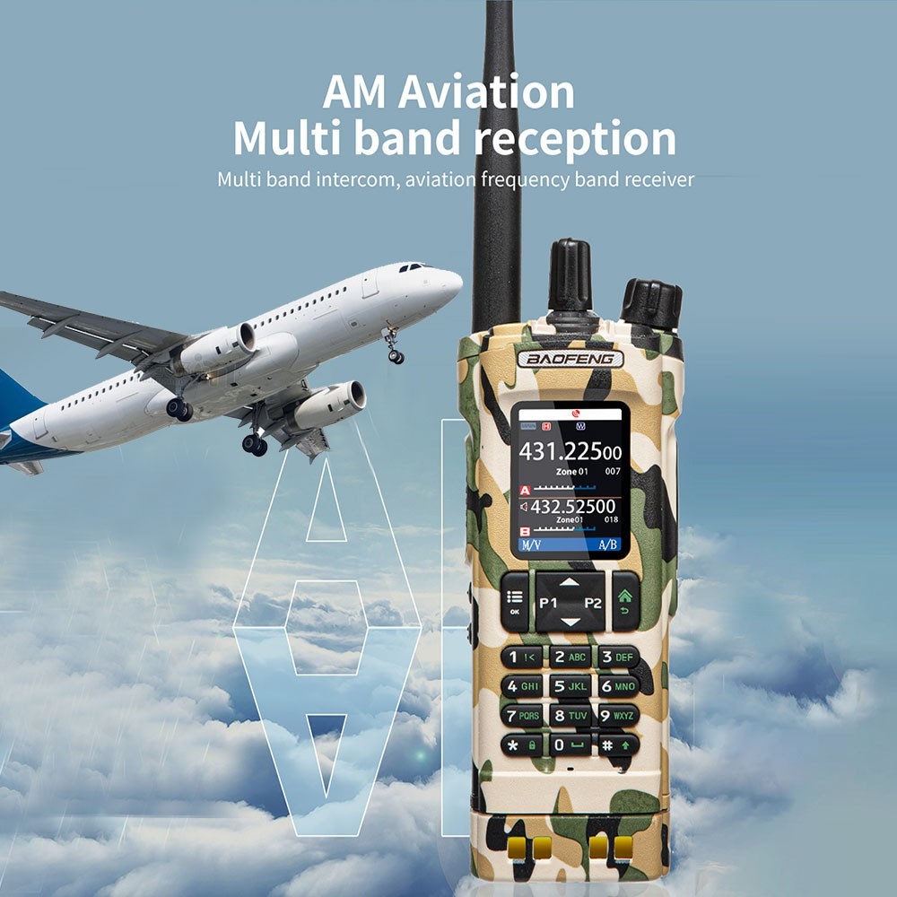 BAOFENG UV-32 GPS 10W Multi Band Transceiver Bluetooth Programming Two Way Radio