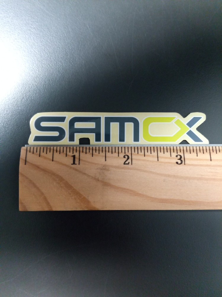 3.5" Samox Decal/Sticker Gray/Green/White