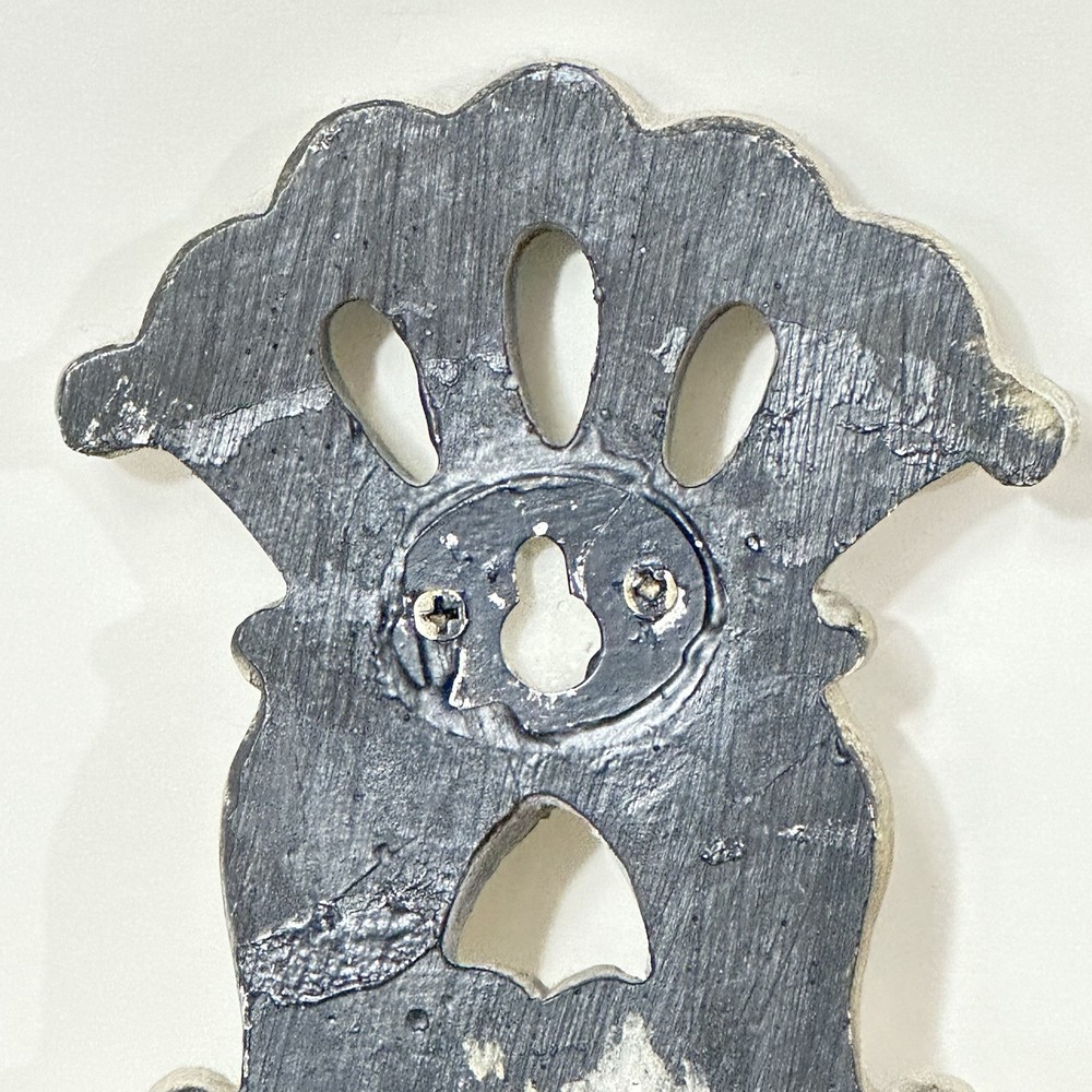 Distressed Plaster Cross Wall Hanger 13" Tall