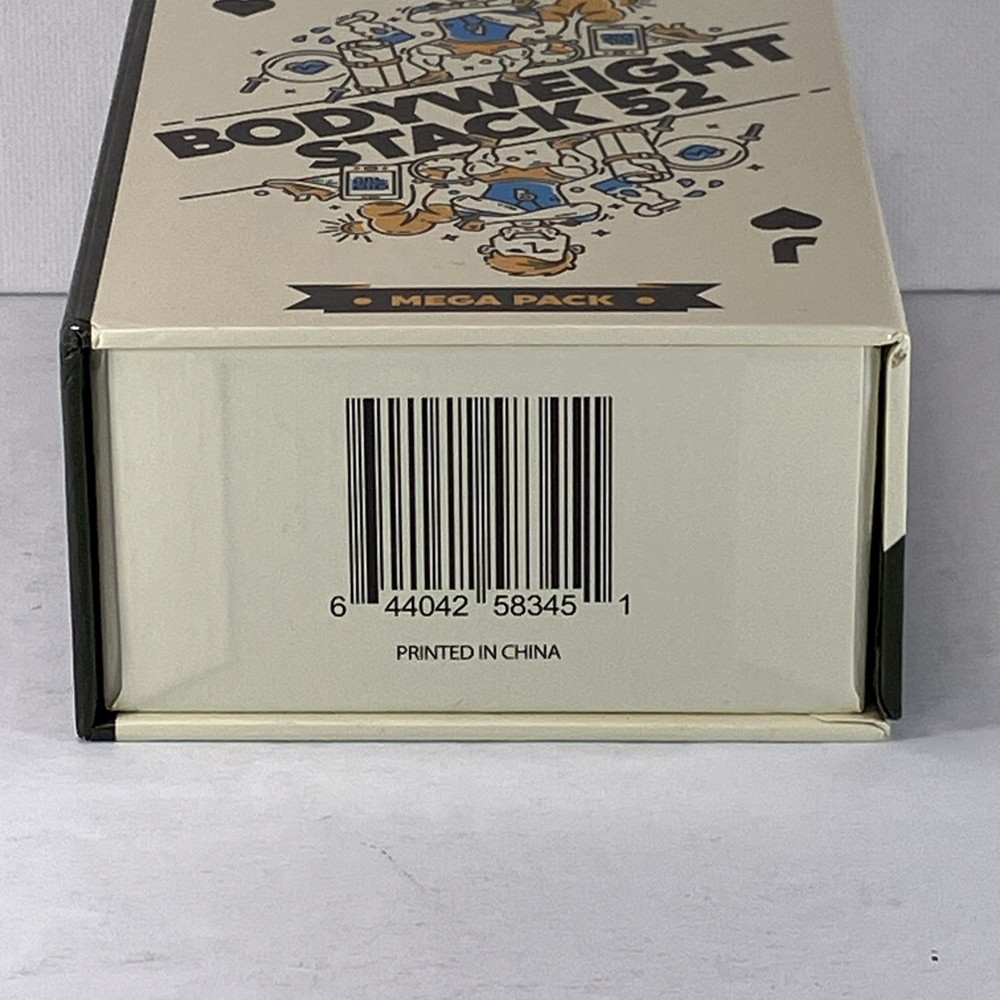 Stack 52 Bodyweight Exercise Workout 104 Playing Cards Mega Pack Mint Condition