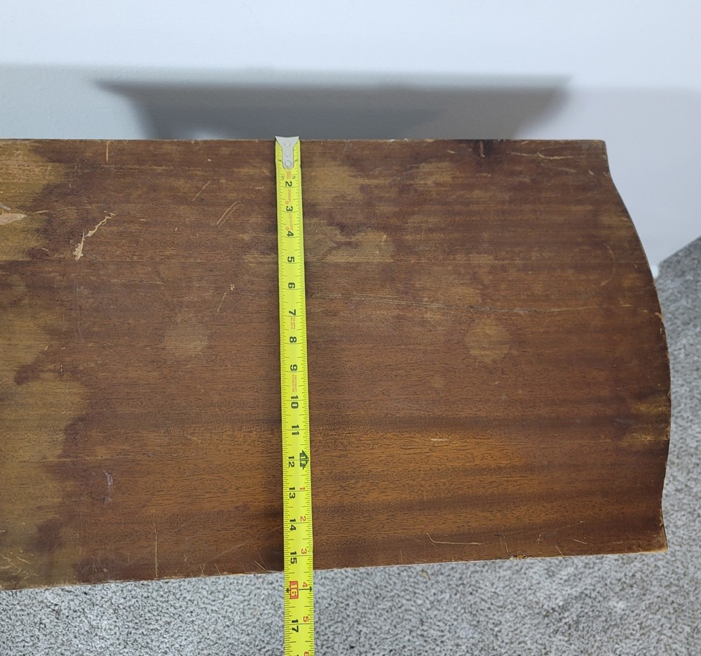 Vintage Mahogany Harp End Table