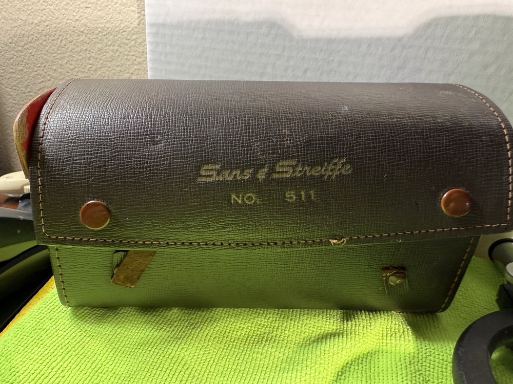 Sans & Streiffe Microscope No511 Vintage Tested