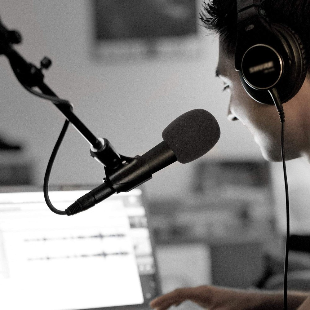 6 Pack Foam Microphone Covers, Thick Handheld Mic Windscreen Pop Filter