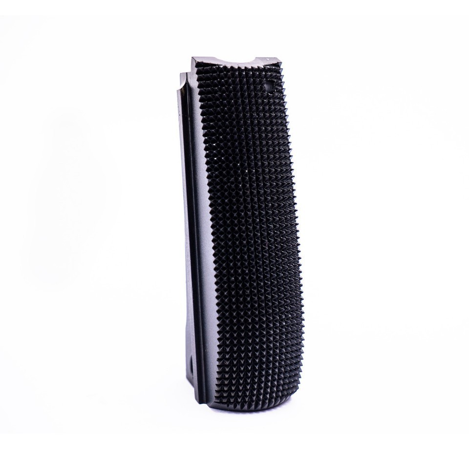 EGW Mainspring Housing Arched Checkered Blue