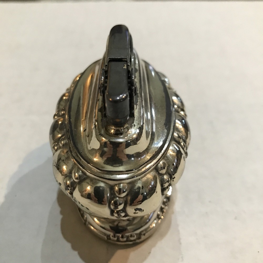 VINTAGE MID CENTURY RONSON CROWN PREMIUM ART DECO TABLE LIGHTER2 Untested