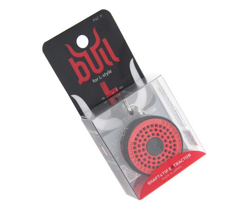 L-Style Bull Darts Shaft / Tip Extractor Tool & Holder - Red