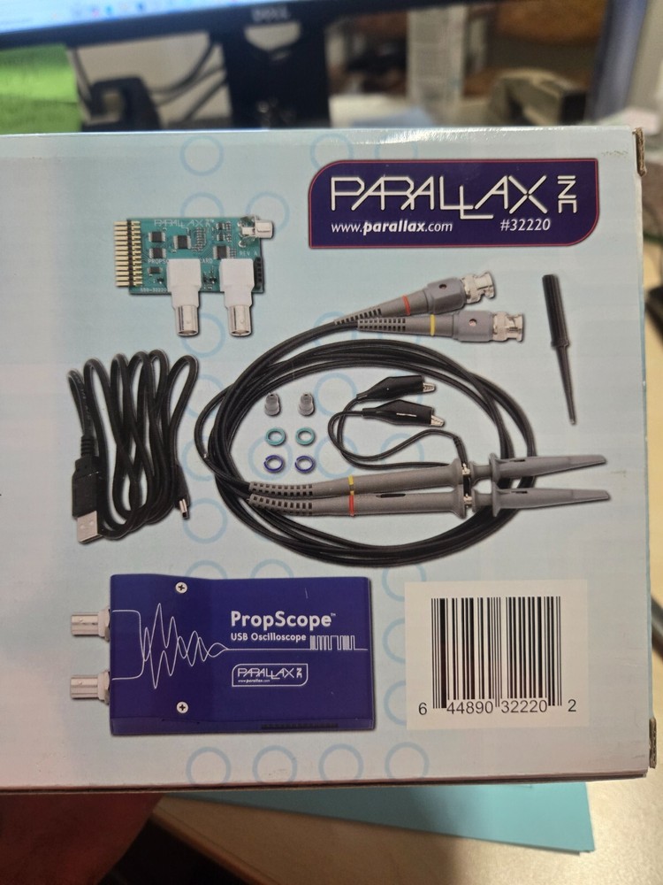 Parallax USB Oscilloscope #32220 **LOT A** (PC)