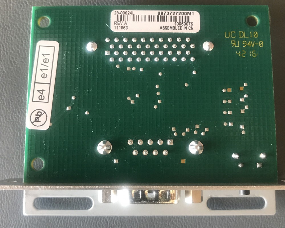 28-00824L 9-Pin Serial Interface Board, for Ithaca Series 280