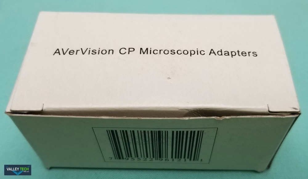 AVerVision CP Microscopic Adapters 28mm and 34mm New Open box