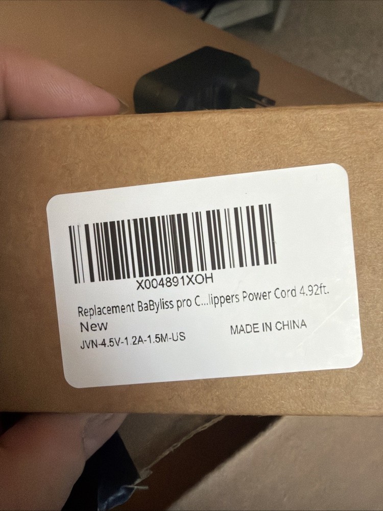 Replacement Babyliss Pro Clippers Power Cord 4.92 Ft