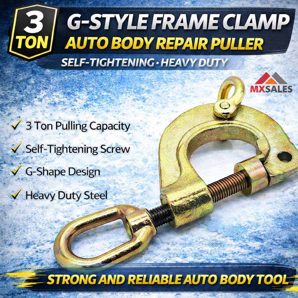 G-Style Clamp Frame Back Self-Tightening Auto Body Repair Pull Clamp Frame Work