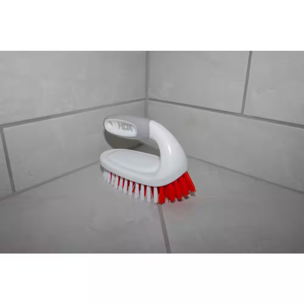 Scrub Brush 6 In. Iron Handle 1-Pack