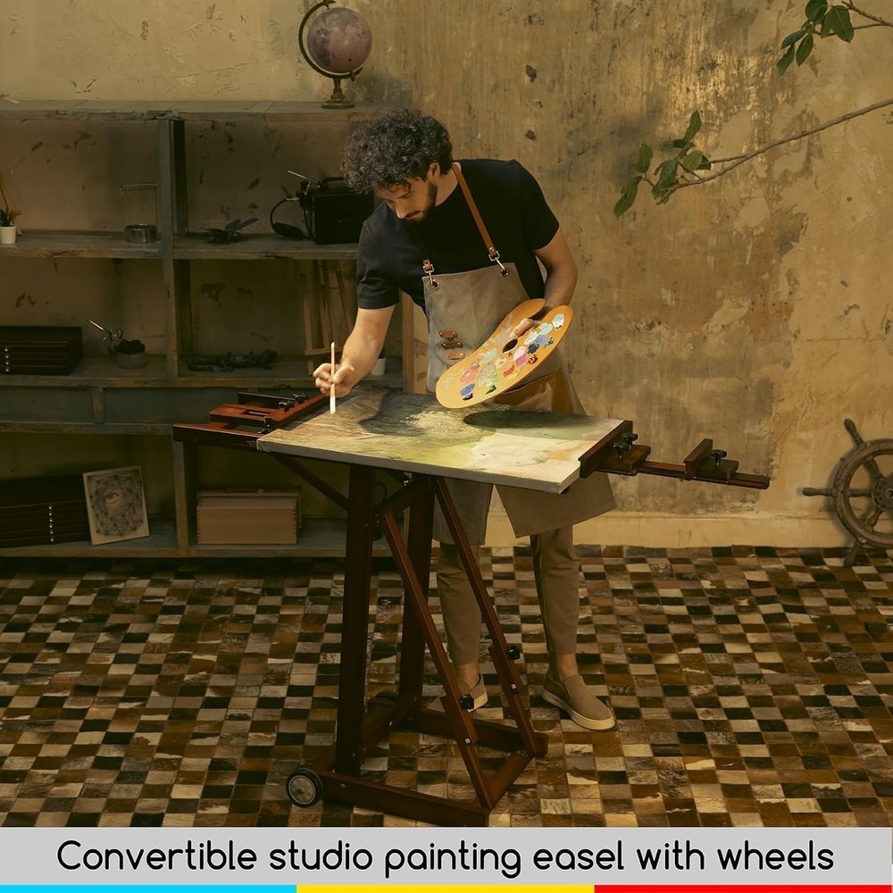 Multi-Function Studio Easel,H-Frame Easel,Painting Easel for Adults,Artist Ease