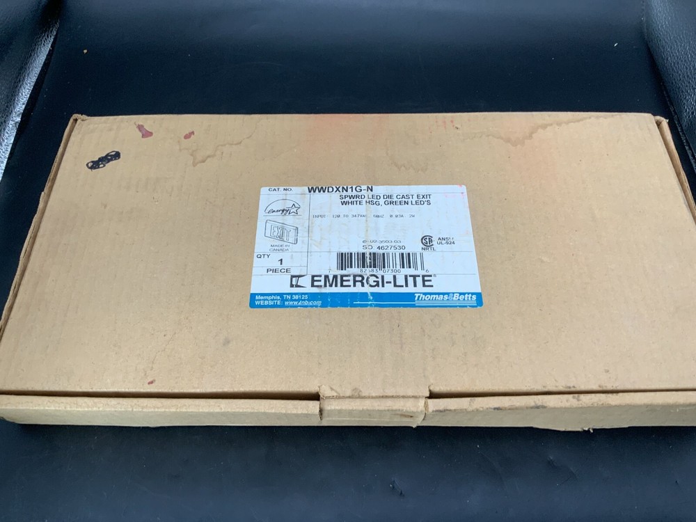 Emergi-Lite WWDXN1G-N Green LED Exit Sign