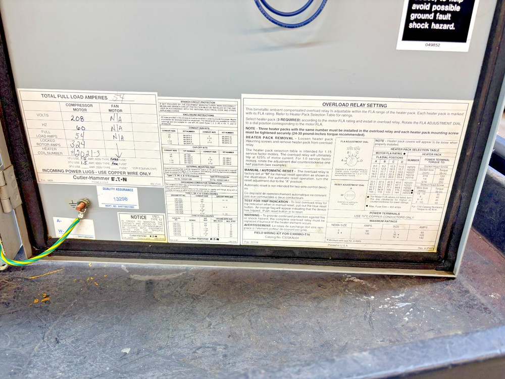 SULLAIR ES-8 AIR COMPRESSOR CONTROLL PANEL