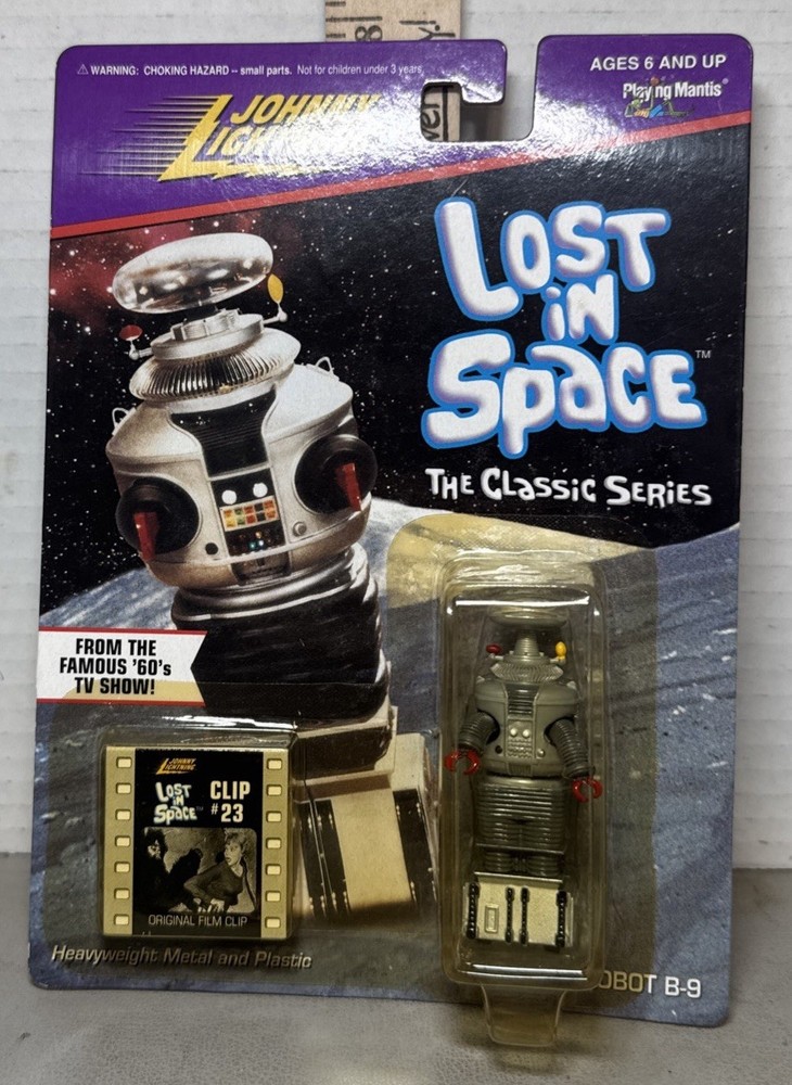 1998 Johnny Lightning SciFi Models Lost in Space • Robot B-9 + Clip #23