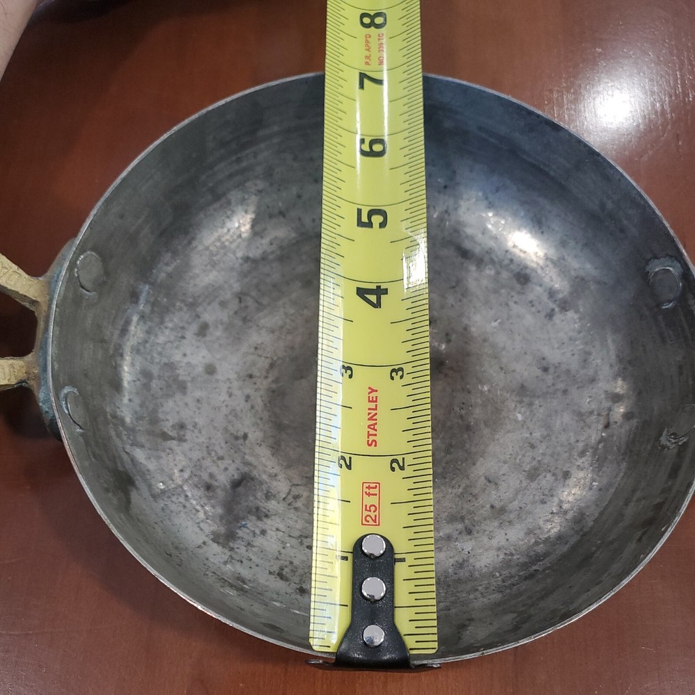 Ali's Copper Shop Turkey Heavy Hammered Copper Small Pan
