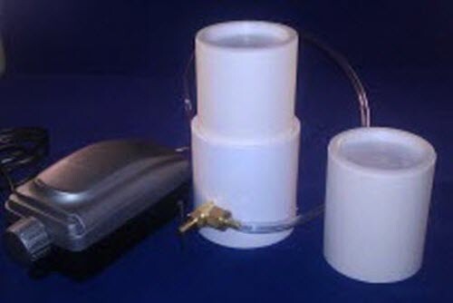 2" Fluid Bed w/2 cups  - Made the right way - solid plastic filter! TJ's Tackle