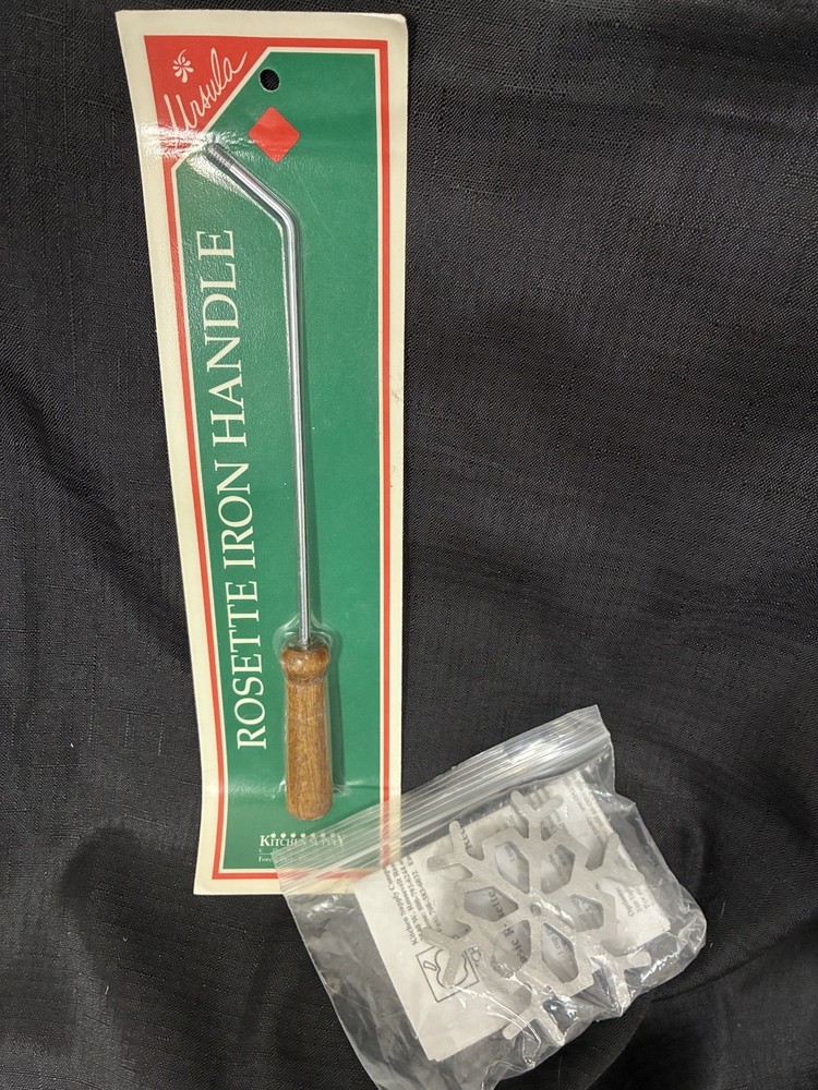 VTG Ursula Rosette Iron Handle with Snowflake Iron